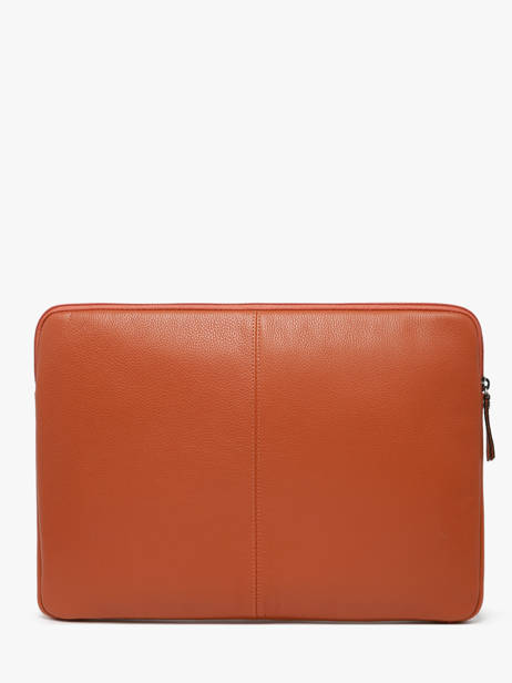 Housse Ordinateur Flandres Pc 15'' Cuir Etrier Orange flandres EFLA8835 vue secondaire 2